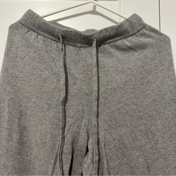 Zaket & Plover Gray Cashmere Blend Drawstring Pyjama Pants Size Medium Women’s - Picture 4 of 10